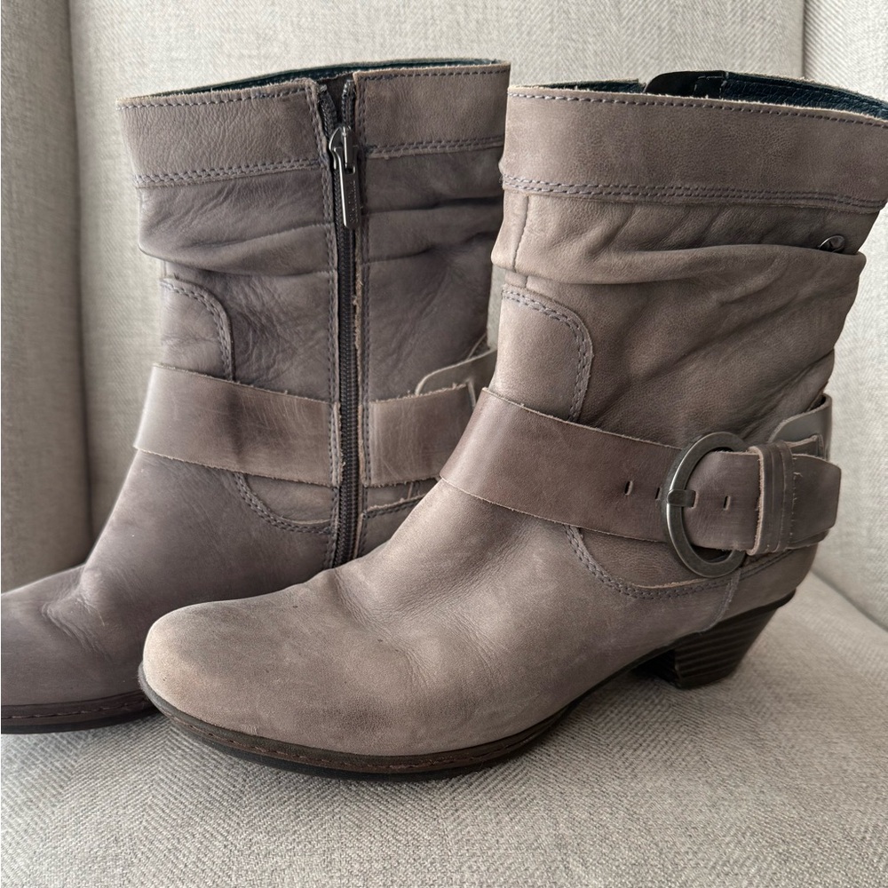 PIKOLINOS- Women’s size 7 Grey Leather boots